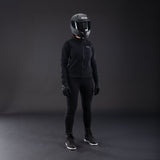 Oxford Armourlite AA Contour Motorcycle Armoured Womens Hoodie Black
