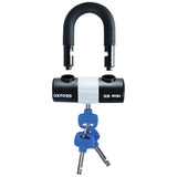 Oxford OF161 HD Mini Shackle 14mm Secure Motorbike Motorcycle Lock Disc Lock