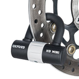 Oxford OF161 HD Mini Shackle 14mm Secure Motorbike Motorcycle Lock Disc Lock