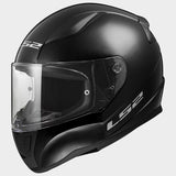 LS2 FF353 Rapid II Solid Gloss Black Motorcycle Helmet