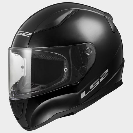 LS2 FF353 Rapid II Solid Gloss Black Motorcycle Helmet
