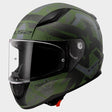 LS2 FF353 Rapid II Thunderbirds Matt Military Green Motorcycle Helmet