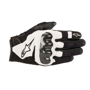 Alpinestars SMX-1 Air v2 Motorcycle Gloves Black & White
