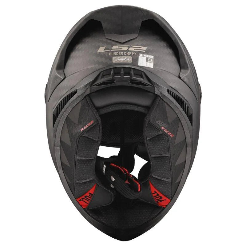 LS2 FF805 Thunder GP Aero Pro Fim Route Matt Carbon Motorcycle Helmet