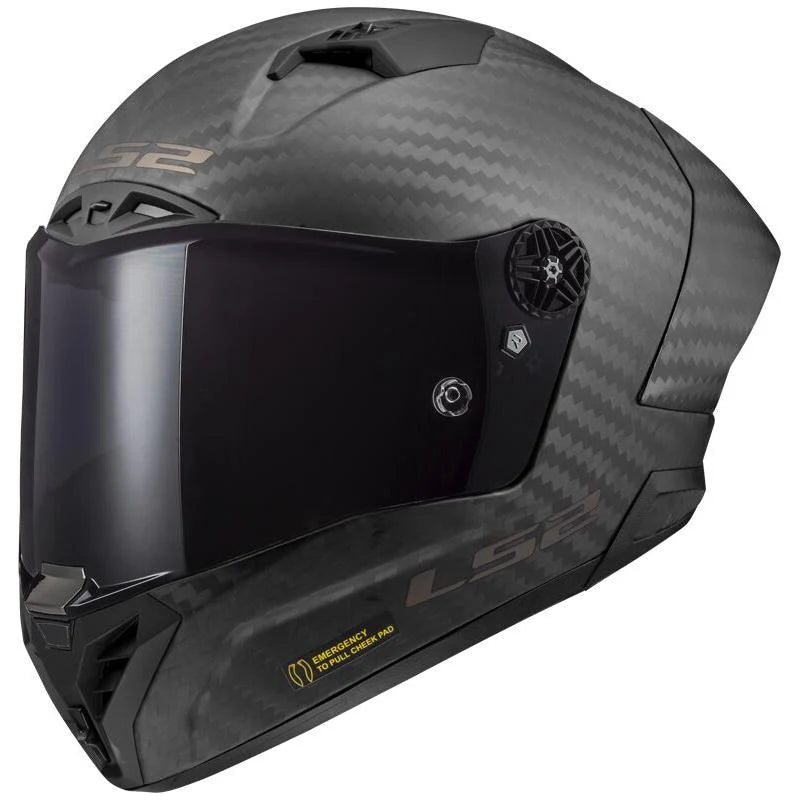 LS2 FF805 Thunder GP Aero Pro Fim Route Matt Carbon Motorcycle Helmet
