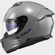 LS2 FF808 Stream II Solid Nardo Grey Motorcycle Helmet