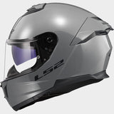 LS2 FF808 Stream II Solid Nardo Grey Motorcycle Helmet
