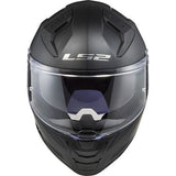 LS2 FF811 Vector II Splitter Tropical Gloss Black White Motorcycle Helmet with LS2 CARDO Intercom 4X Preinstalled