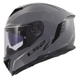 LS2 FF818 Storm III Solid Gloss Nardo Grey Motorcycle Helmet