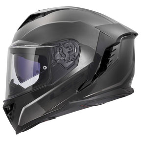 LS2 FF818 Storm III Solid Gloss Jeans Titanium Motorcycle Helmet