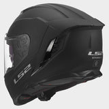 LS2 FF818 Storm III Solid Matt Black Motorcycle Helmet