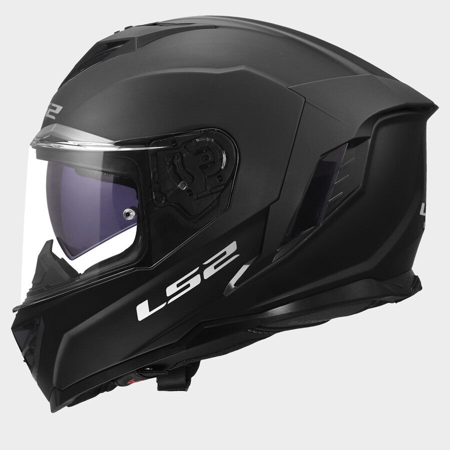 LS2 FF818 Storm III Solid Matt Black Motorcycle Helmet