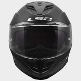 LS2 FF818 Storm III Solid Matt Black Motorcycle Helmet