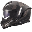 LS2 FF818 Storm III Matt Sporty Black Grey Motorcycle Helmet