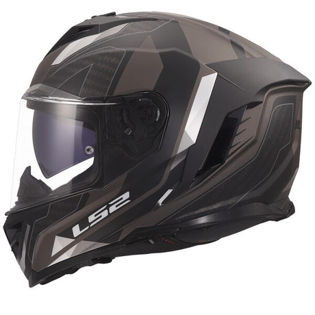 LS2 FF818 Storm III Matt Sporty Black Grey Motorcycle Helmet