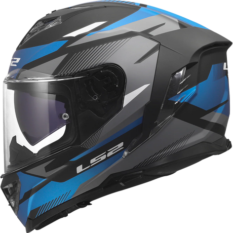 LS2 FF818 Storm III Komai Motorcycle Full Face Helmet Black Blue