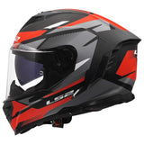 LS2 FF818 Storm III Matt Komai Black Red Motorcycle Helmet