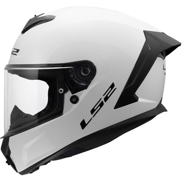 LS2 FF820 Rapid III Solid Gloss White Motorcycle Helmet