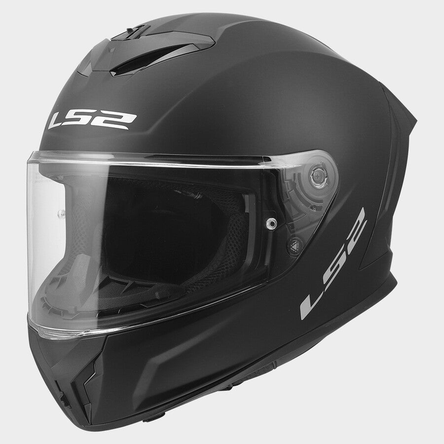 LS2 FF820 Rapid III Solid Matt Black Motorcycle Helmet