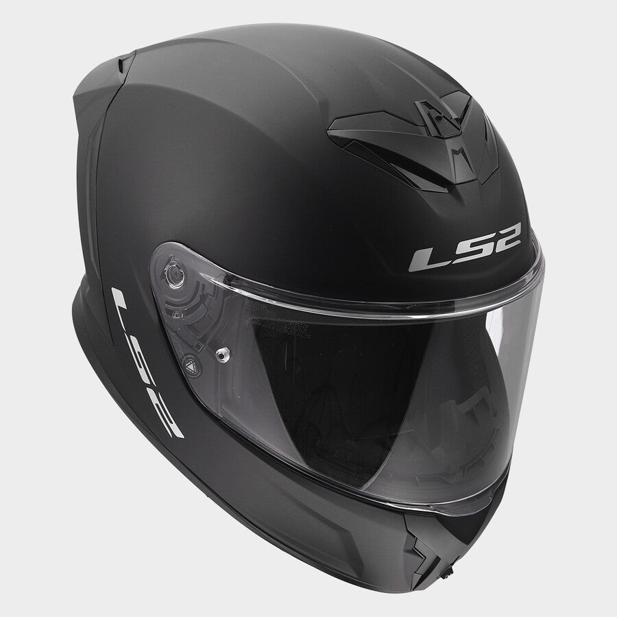 LS2 FF820 Rapid III Solid Matt Black Motorcycle Helmet
