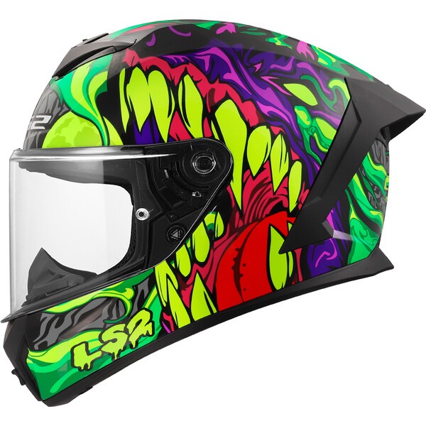 LS2 FF820 Rapid III Gloss Lycant Motorcycle Helmet teeth