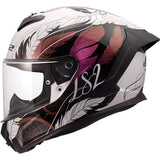 LS2 FF820 Rapid III Gloss Boho Motorcycle Helmet Feather