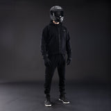 Oxford Armourlite AA Lockon Motorcycle Armoured Mens Hoodie Black