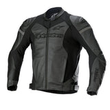 Alpinestars Gp Force Armoured Motorcycle Leather Jacket Black