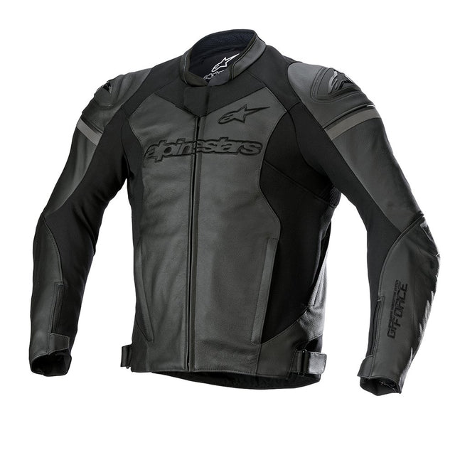 Alpinestars Gp Force Armoured Motorcycle Leather Jacket Black