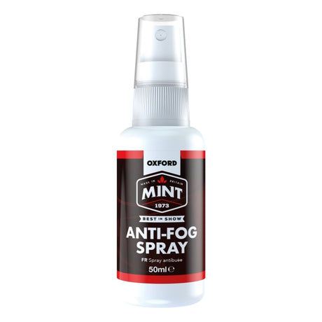 Oxford Mint OC304 AntiFog Motorcycle Helmet Visor Spray 50ml