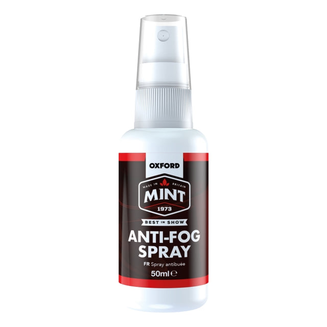 Oxford Mint OC304 AntiFog Motorcycle Helmet Visor Spray 50ml