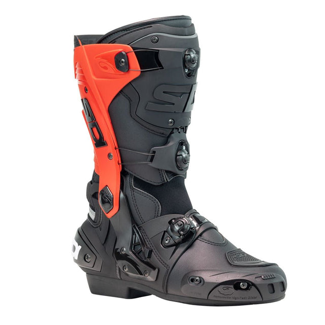 Sidi Rex CE Motorcycle Boots Black Red