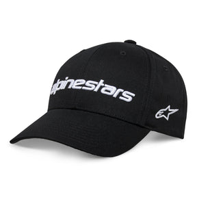Alpinestars Linear Wordmark 2.0 Hat Baseball Black White