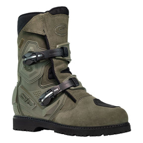 Sidi Mid Adventure 2 Gore-Tex Motorcycle Boots Military Green