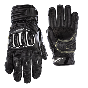RST Tractech Evo 4 Short CE Motorcycle Leather Mens Gloves Black