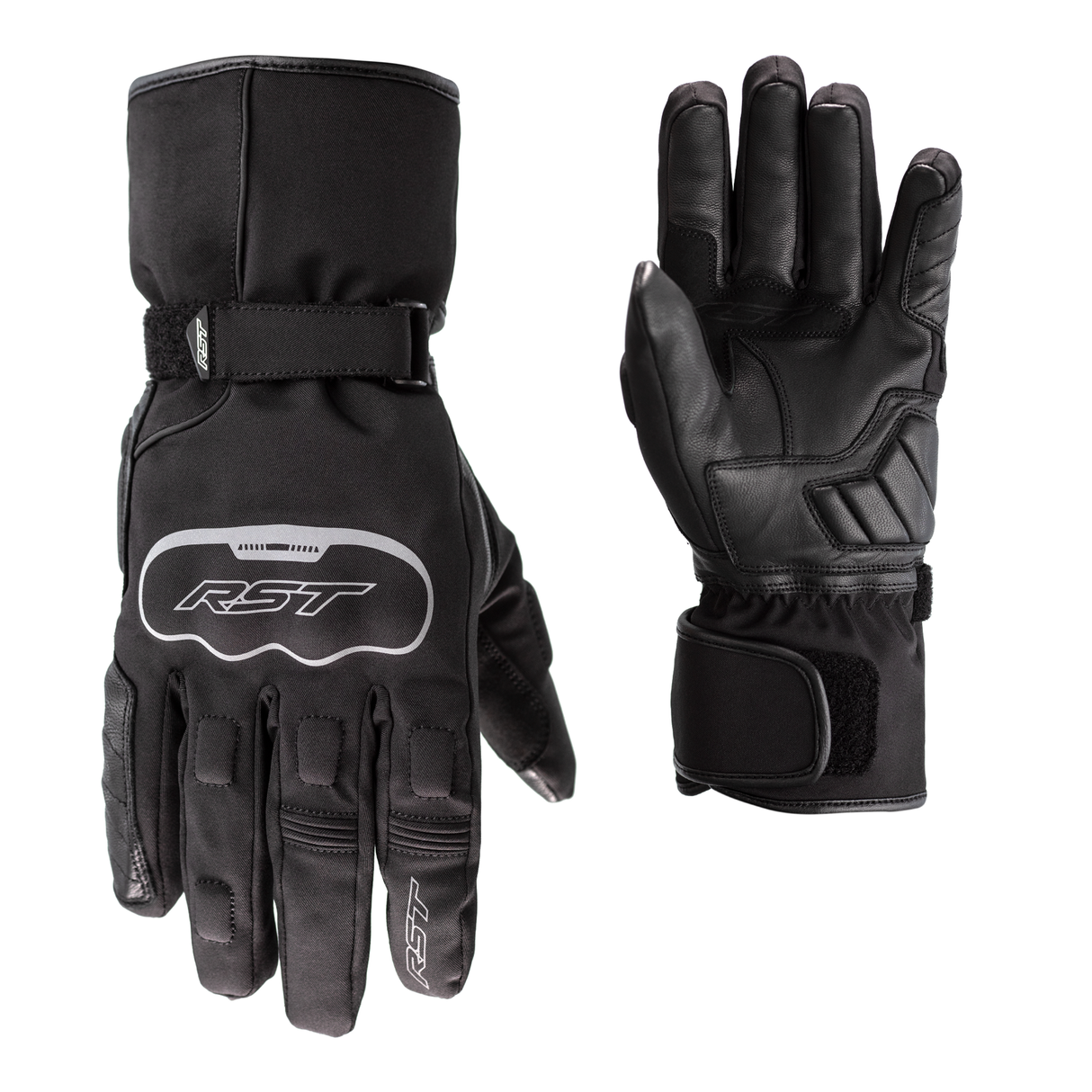 RST Axiom CE Mens Waterproof Motorcycle Gloves Black