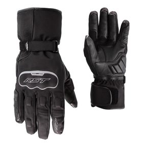 RST Axiom CE Mens Waterproof Motorcycle Gloves Black