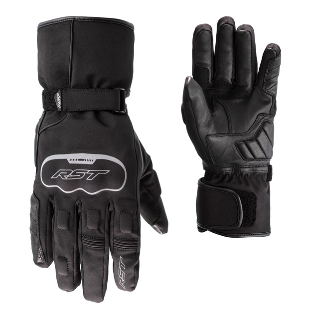 RST Axiom CE Mens Waterproof Motorcycle Gloves Black