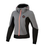 Alpinestars Stella Radium Tech Motorcycle Armoured Ladies Hoodie Grey Black