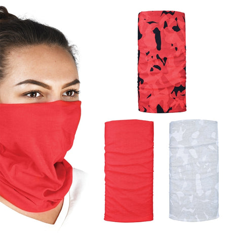Oxford Comfy Neck Tube Base Layers Havoc Red 3 Pack
