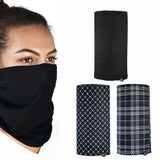 Oxford Comfy Neck Tube Base Layers Black White Tartan 3 Pack