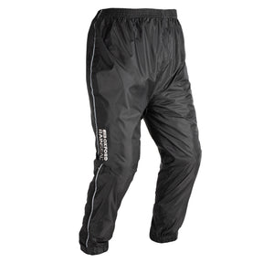 Oxford Rainseal Motorcycle Thermal Over Trousers Pants Waterproof Black