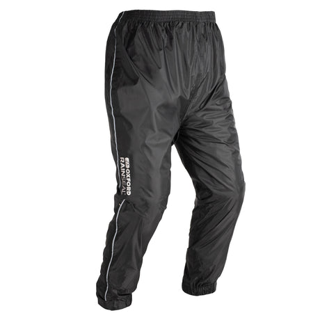 Oxford Rainseal Motorcycle Thermal Over Trousers Pants Waterproof Black