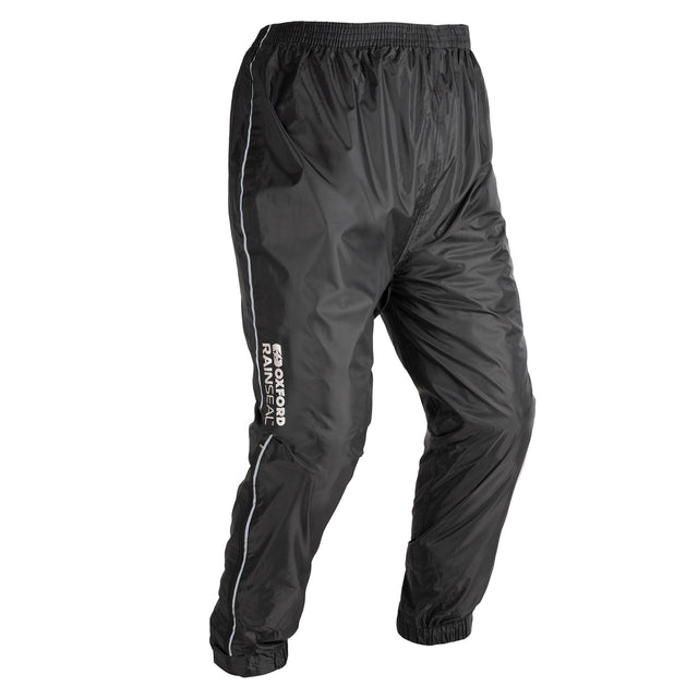 Oxford Rainseal Motorcycle Thermal Over Trousers Pants Waterproof Black