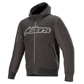 Alpinestars Rhod Windstopper Armoured Hoodie Melange Black Jacket