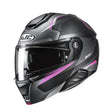 HJC I91 Felio Motorcycle Flip Front Helmet Pink