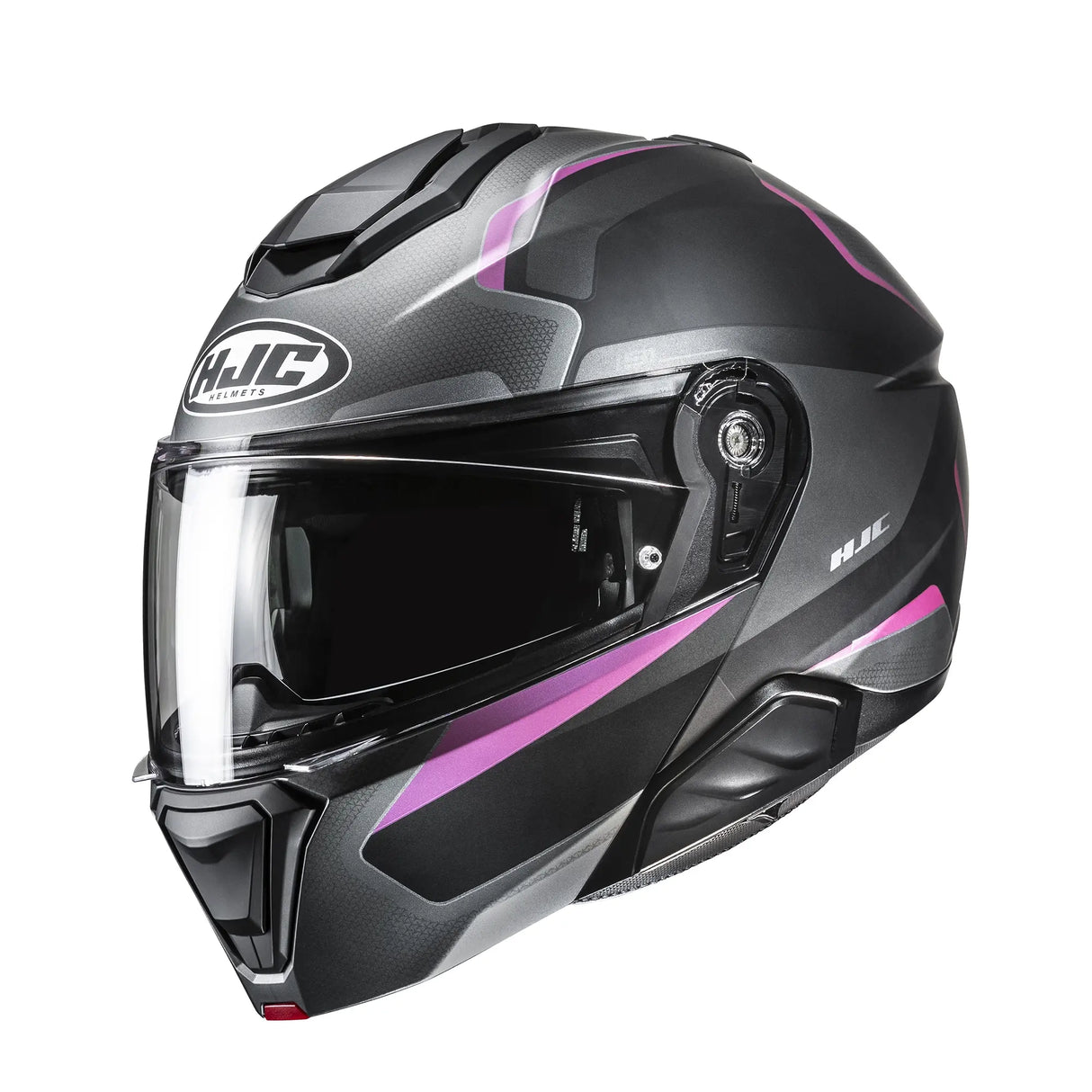 HJC I91 Felio Motorcycle Flip Front Helmet Pink