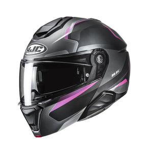 HJC I91 Felio Motorcycle Flip Front Helmet Pink