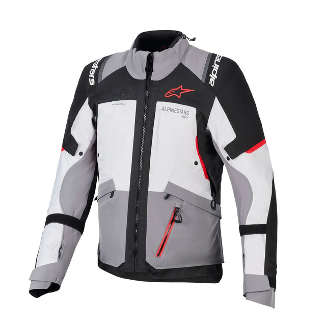 Alpinestars Andes V4 Drystar Men’s Motorcycle Jacket Grey / Black / Red