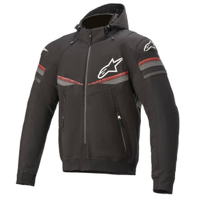 Alpinestars Sektor v2 Tech Armoured Hoodie Black Bright Red Jacket